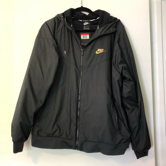 Nike Other - Men’s Nike Heavy Rain Jacket with Hood Size L NWT